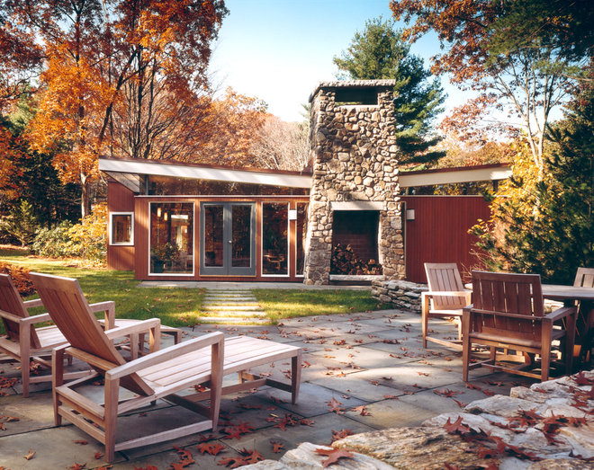 Fall leave and house. Fall Home Maintenance Checklist.