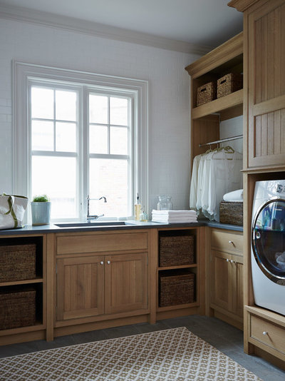 window in laundry room